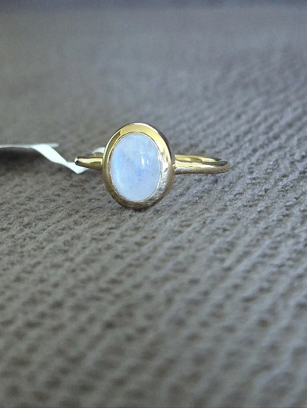 Shivam Rainbow🌈 Moonstone🌙 Ellipse Ring💍 - NWT